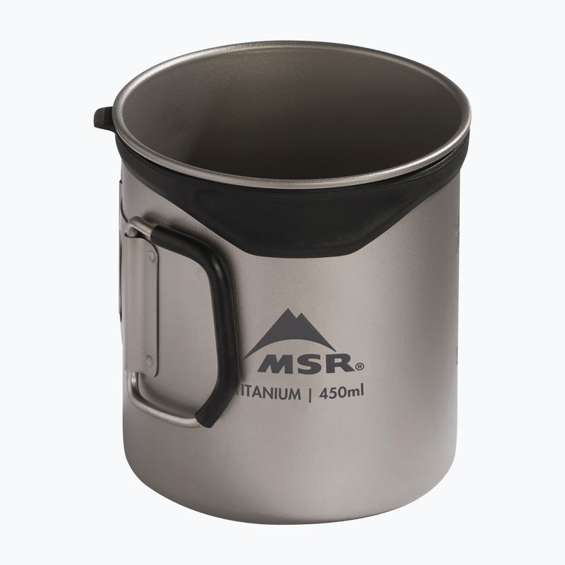 Kubek turystyczny MSR Titan Cup 450 ml titanium 2