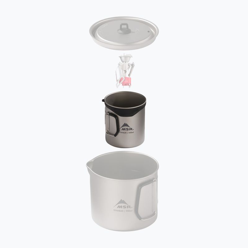 Kubek turystyczny MSR Titan Cup 450 ml titanium 7
