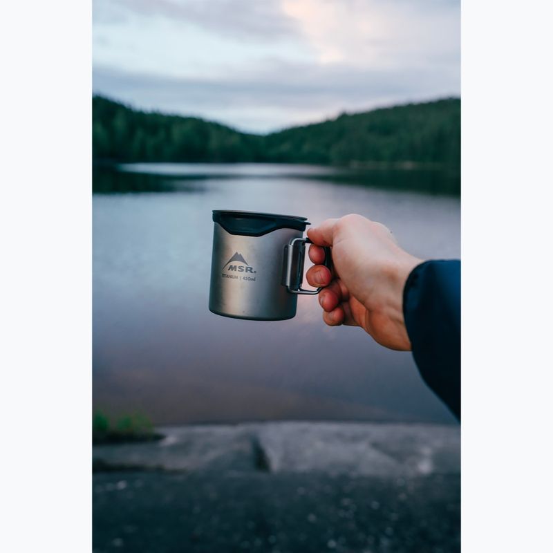 Kubek turystyczny MSR Titan Cup 450 ml titanium 8