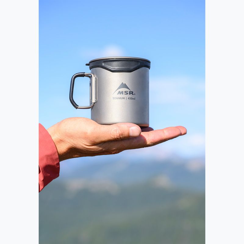 Kubek turystyczny MSR Titan Cup 450 ml titanium 9