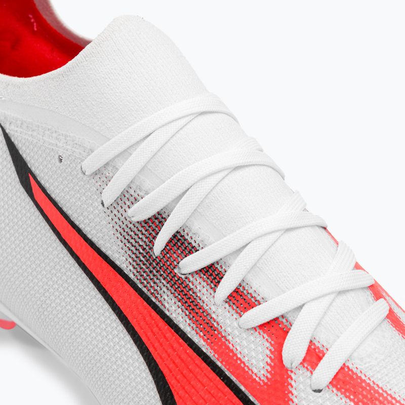 Buty piłkarskie męskie PUMA Ultra Match MXSG puma white/puma black/fire orchid 8