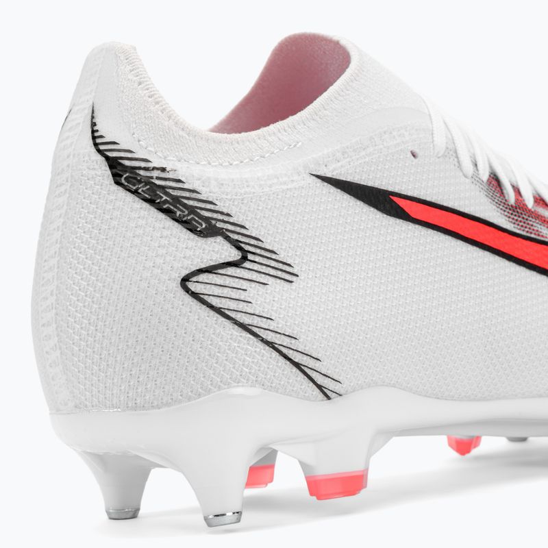 Buty piłkarskie męskie PUMA Ultra Match MXSG puma white/puma black/fire orchid 9