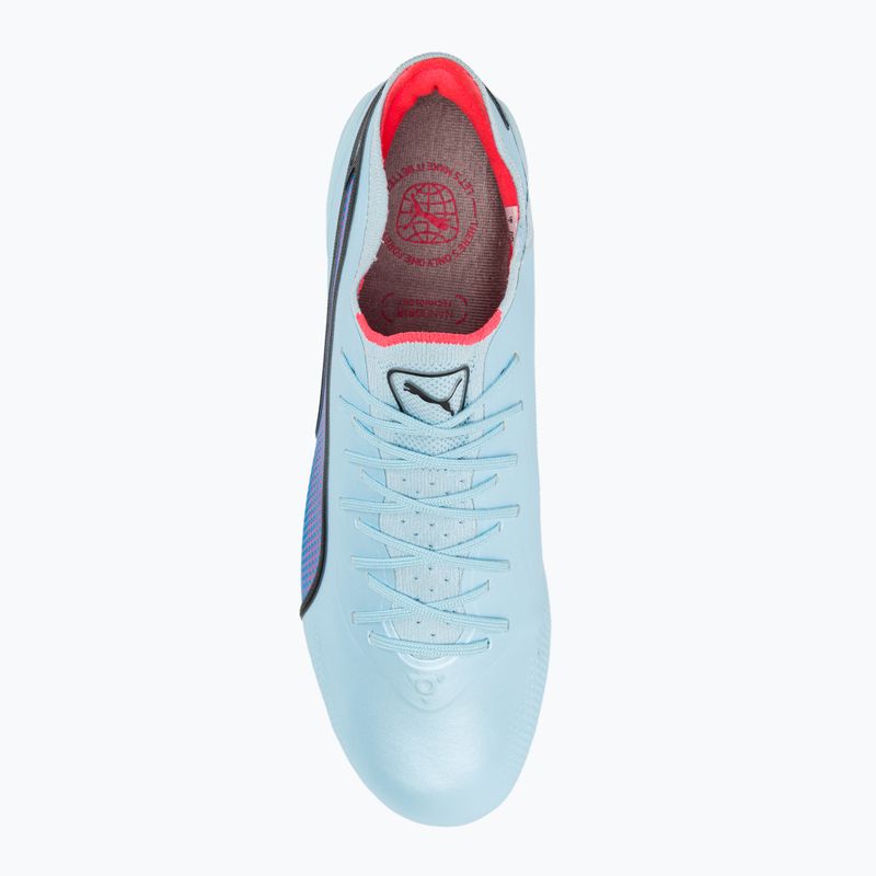Buty piłkarskie męskie PUMA King Ultimate FG/AG silver sky/puma black/fire orchid 6