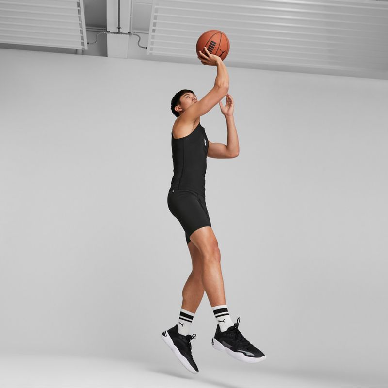 Spodenki koszykarskie męskie PUMA Hoops Team Baselayer puma black 8