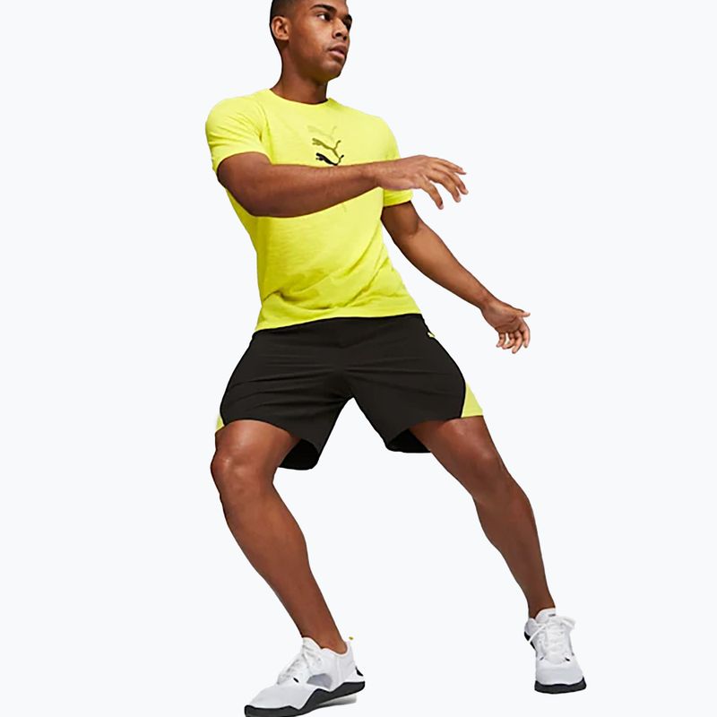 Koszulka męska PUMA Graphic Tee Fit yellow burst 6