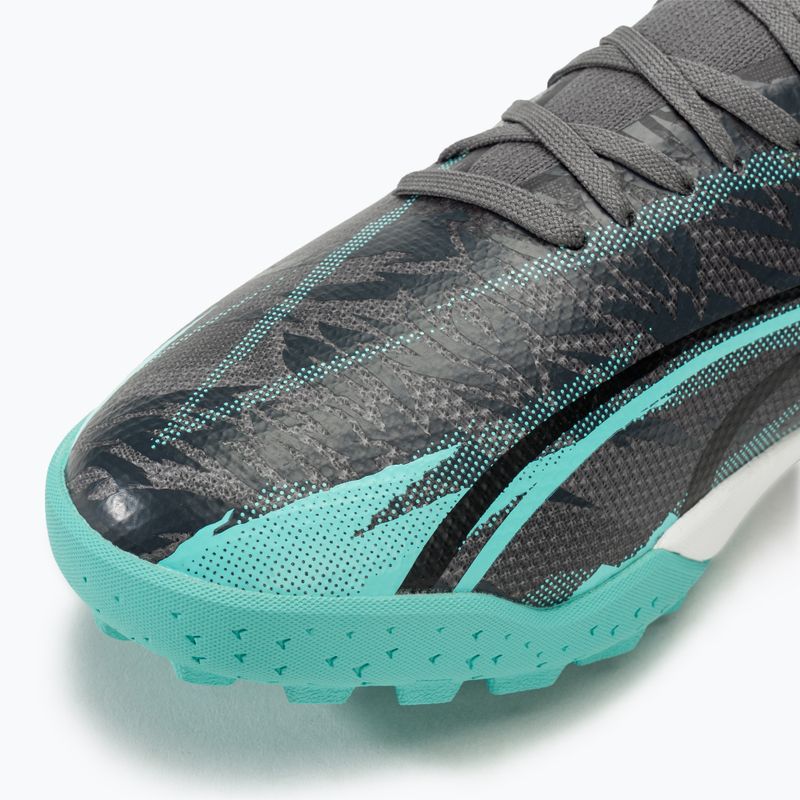Buty piłkarskie PUMA Ultra Match Rush TT strong gray/puma white/elektro aqua 7