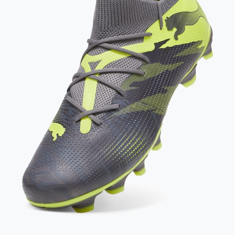 Buty piłkarskie PUMA Future 7 Match Rush FG/AG strong gray/cool dark gray/electric lime 9