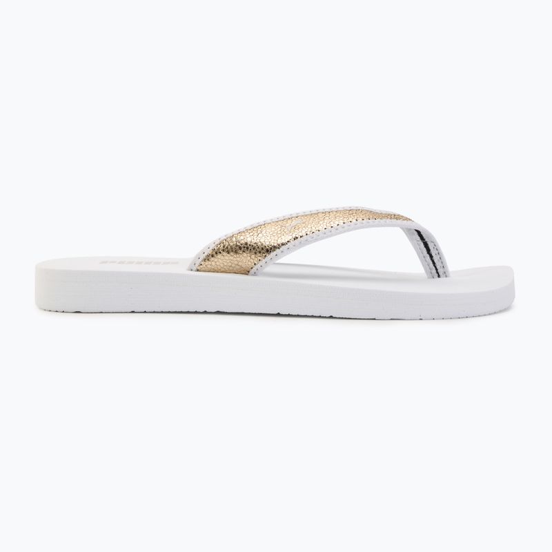Japonki damskie PUMA Sandy Flip Metallic Shine puma white/puma gold 2