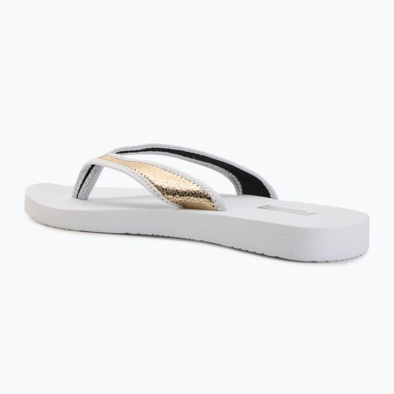 Japonki damskie PUMA Sandy Flip Metallic Shine puma white/puma gold 3