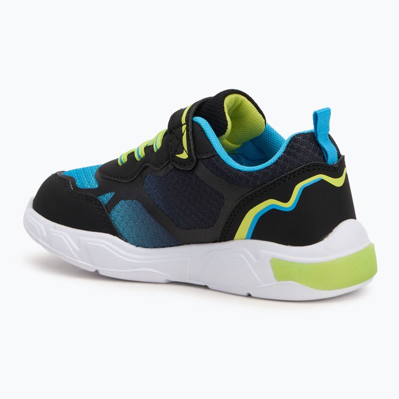 Buty dziecięce KangaROOS K-SLB Lighto EV jet black/limetta 3