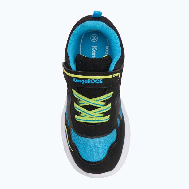 Buty dziecięce KangaROOS K-SLB Lighto EV jet black/limetta 5
