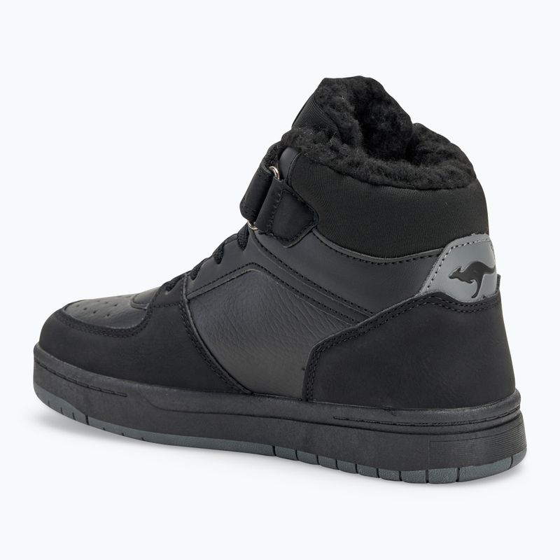 Buty dziecięce KangaROOS K-CP Bound Mid EV jet black/steel grey 3