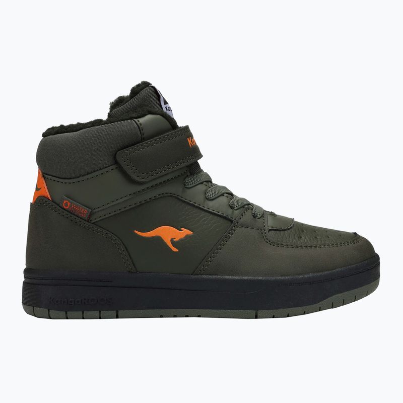 Buty dziecięce KangaROOS K-CP Bound Mid EV military green/flame 8