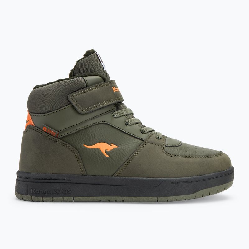 Buty dziecięce KangaROOS K-CP Bound Mid EV military green/flame 2