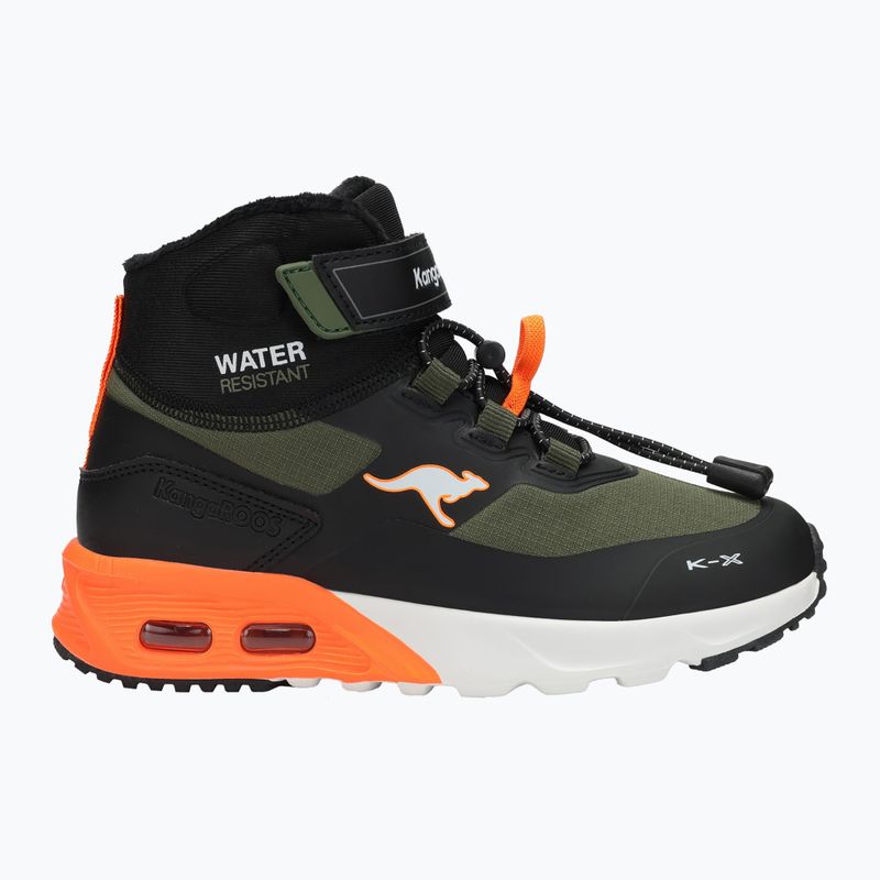 Buty dziecięce KangaROOS KX-Toke Mid EV military green/neon orange 8