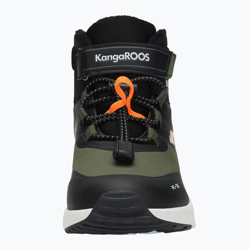 Buty dziecięce KangaROOS KX-Toke Mid EV military green/neon orange 10