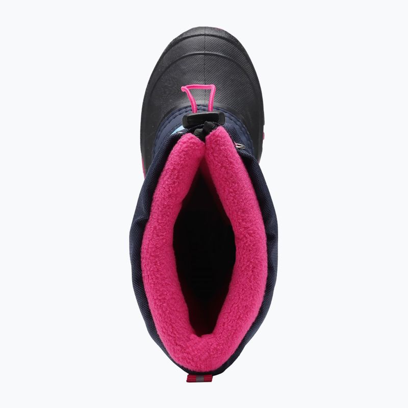 Śniegowce dziecięce KangaROOS Kanga-Bean IV dk navy/daisy pink 9