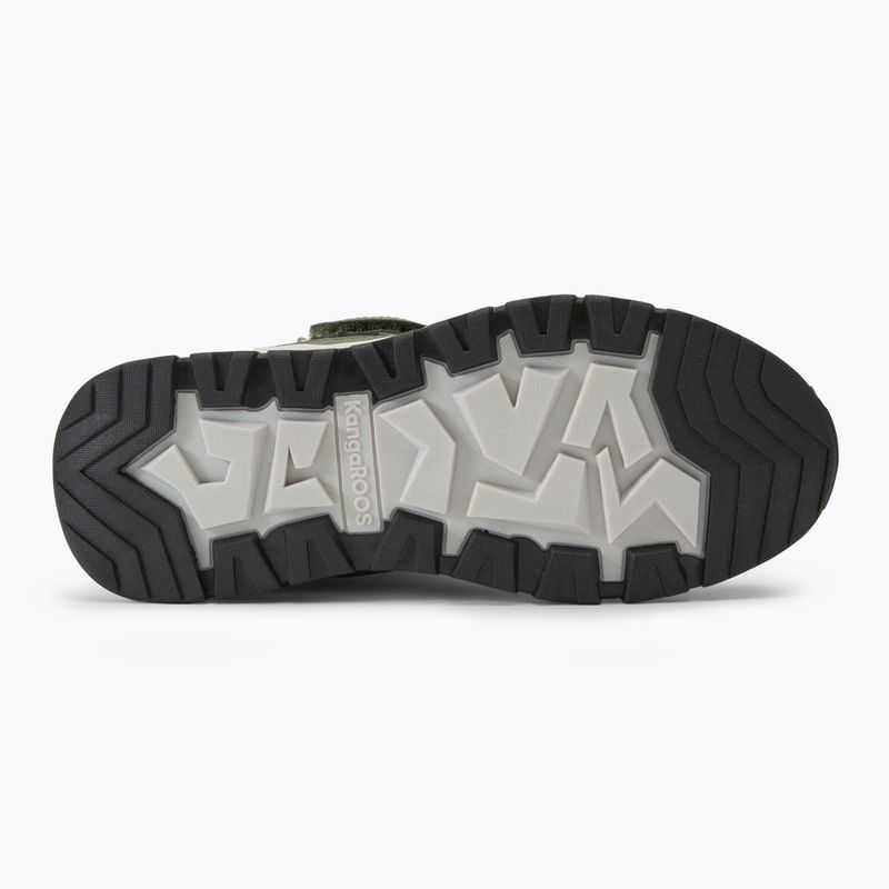 Śniegowce juniorskie KangaROOS K-MJ Edison EV RTX SL olive/limetta dino 4
