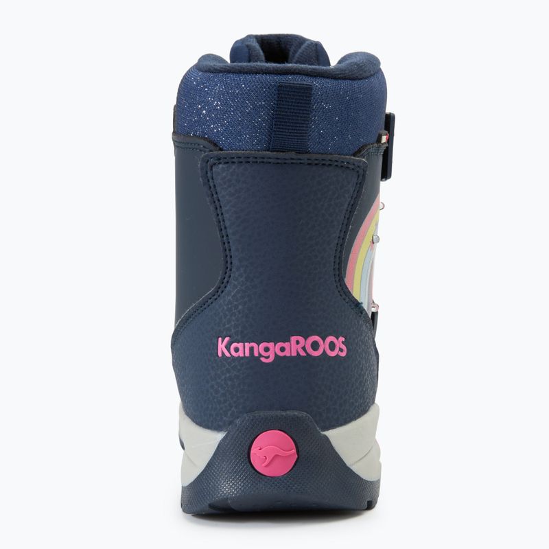 Śniegowce juniorskie KangaROOS K-PE Candela V RTX SL dk navy/daisy pink 6