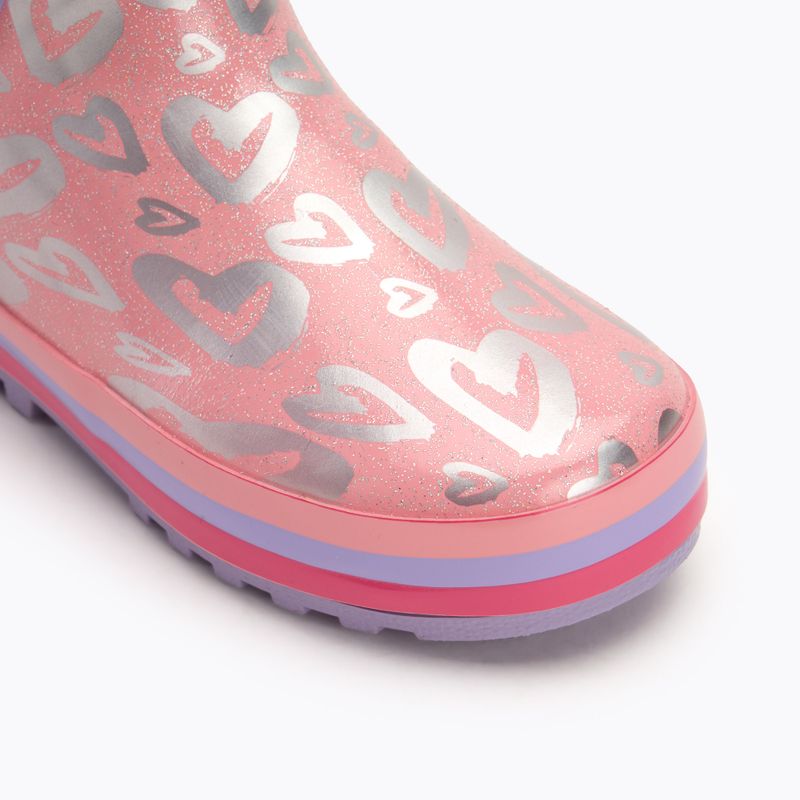Kalosze dziecięce KangaROOS K-Rain lavender/metallic heart 7