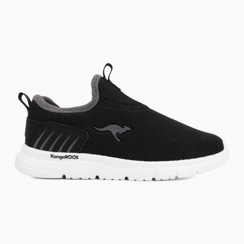 Buty dziecięce KangaROOS K-ETK Dunnart jet black/steel grey 2