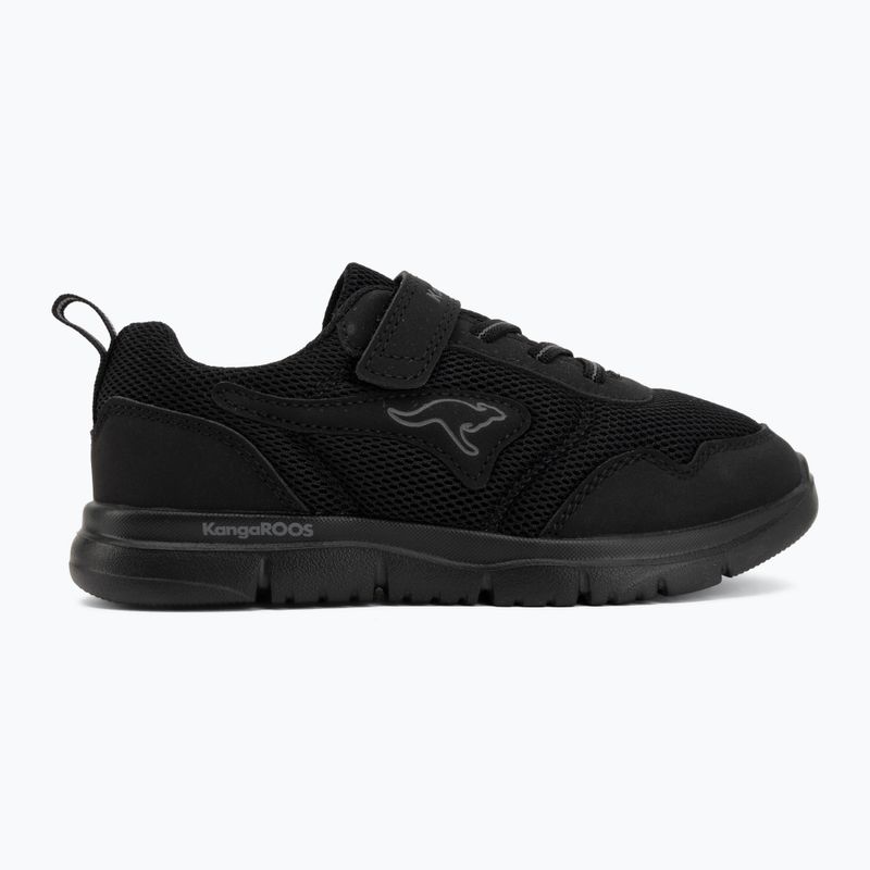 Buty dziecięce KangaROOS K-ETK Possum EV jet black black/mono 2