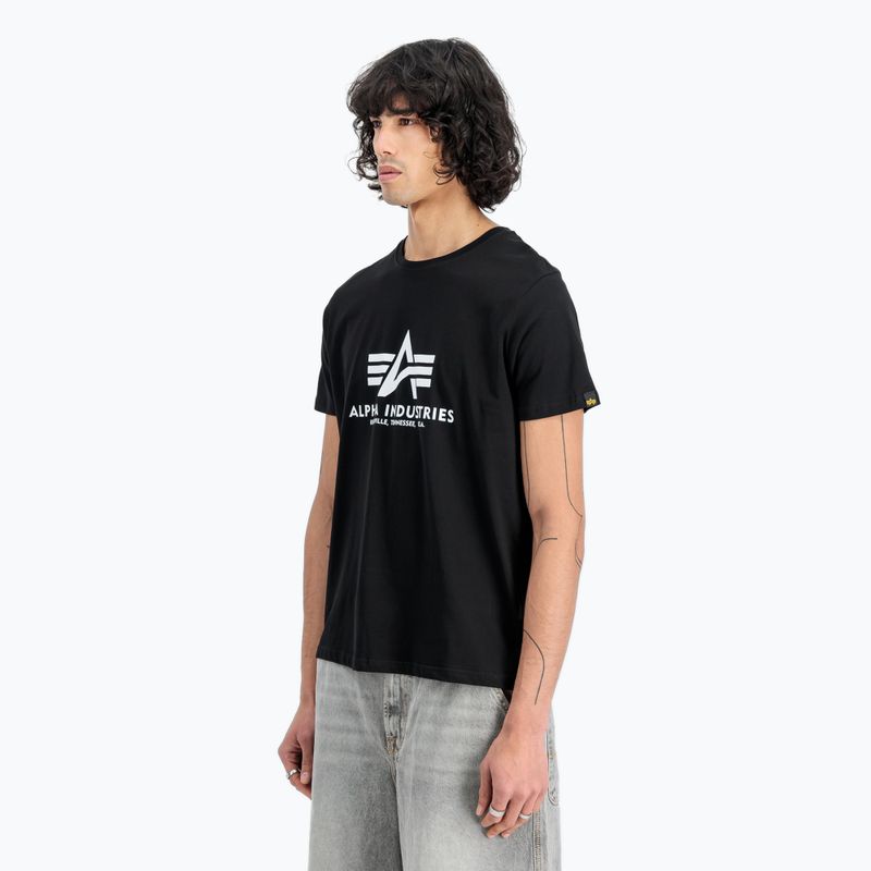 Koszulka męska Alpha Industries Basic black 4