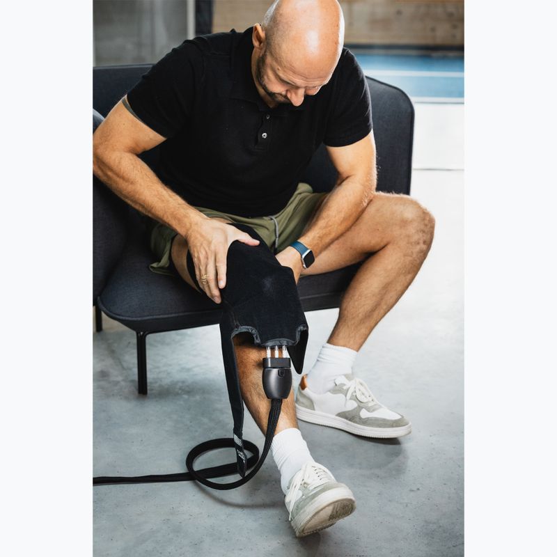 Mankiet do krioterapii z kompresją REBOOTS Knee black 9