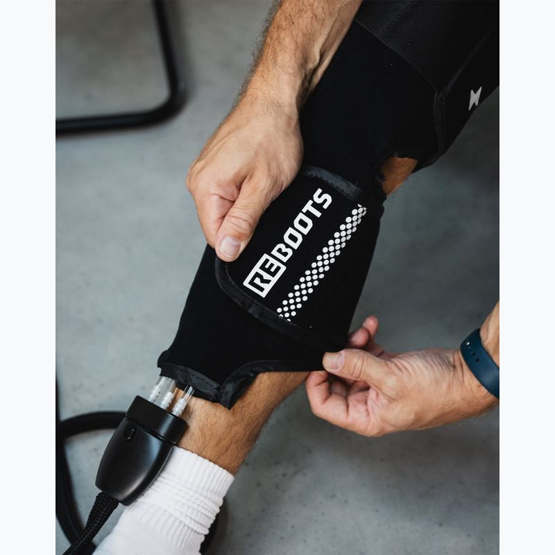 Mankiet do krioterapii z kompresją REBOOTS Knee black 10