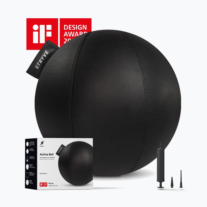 Piłka gimnastyczna STRYVE Active 70 cm black 2