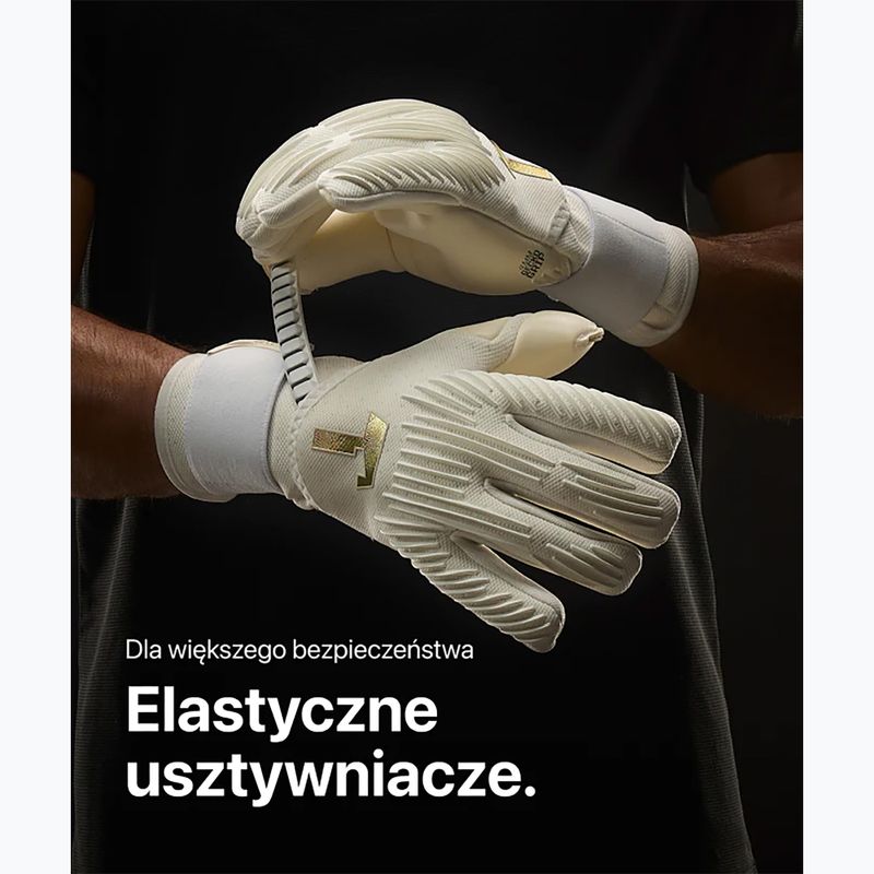 Rękawice bramkarskie T1TAN Rebel 2.0 White-Out FP white 8