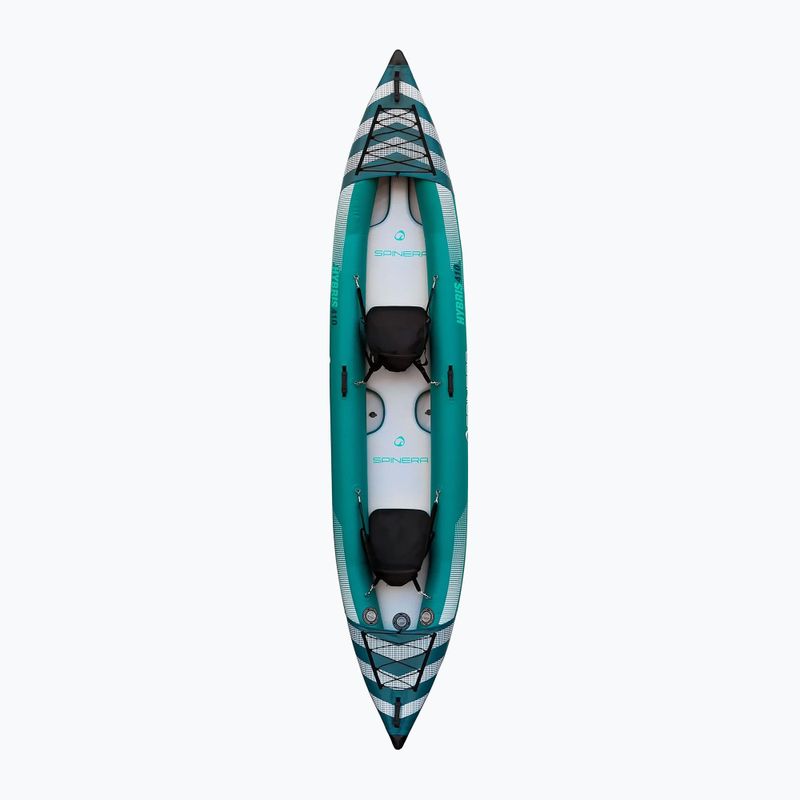 Kajak pompowany 2-osobowy SPINERA Hybris 410 teal/white/grey 2
