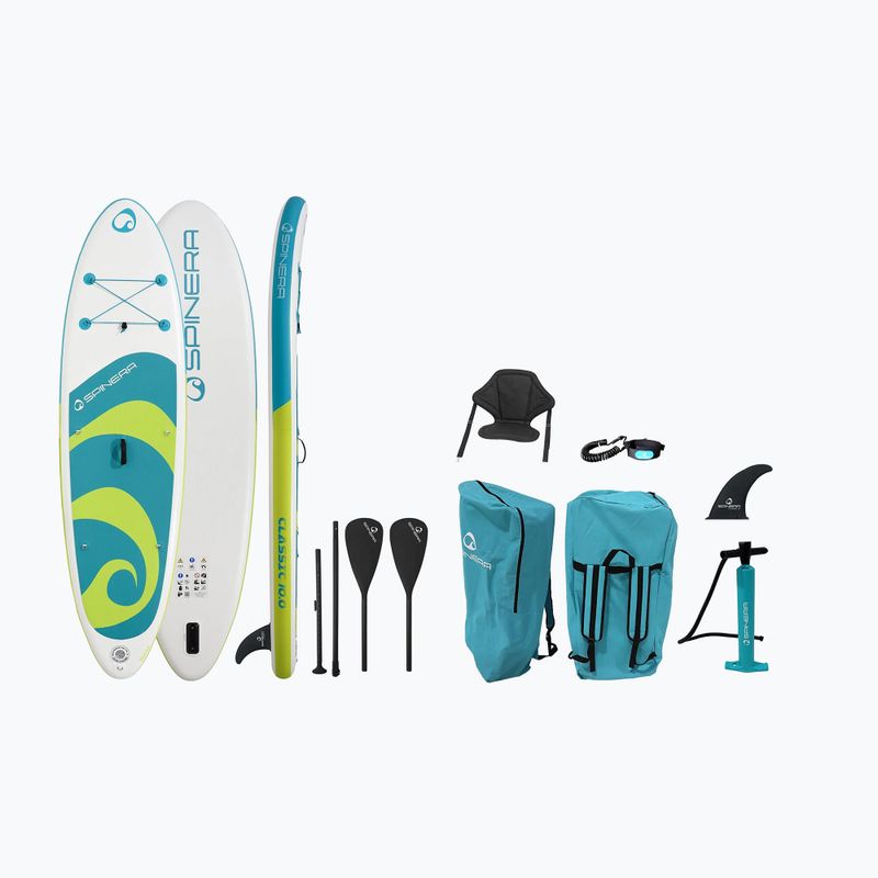 Zestaw deska SUP pompowana SPINERA Classic 10'0" Pack 3 green teal