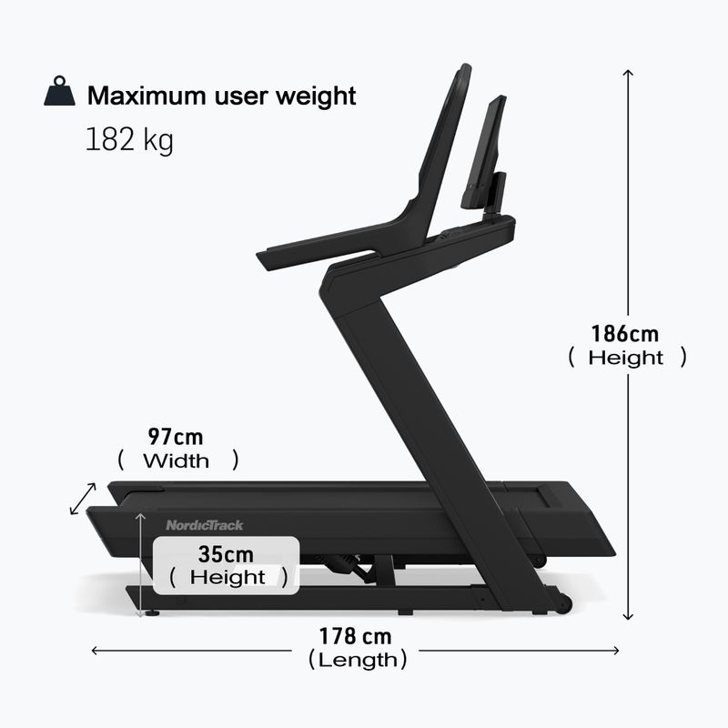 Bieżnia elektryczna NordicTrack X16 black 6
