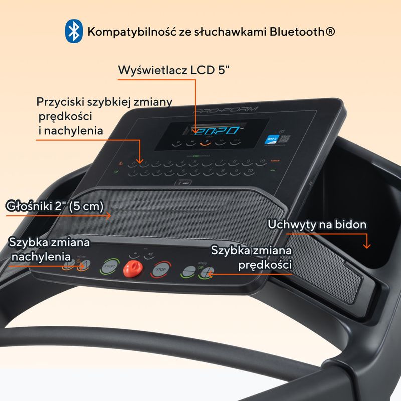 Bieżnia elektryczna ProForm Carbon TL black 4