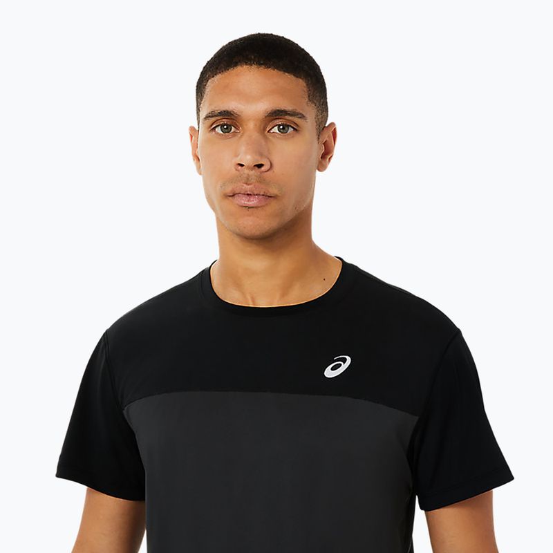 Koszulka do biegania męska ASICS Race Top performance black/graphite grey 4