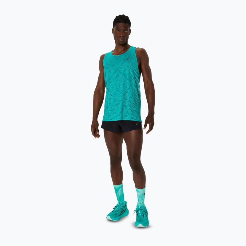 Spodenki do biegania męskie ASICS Metarun Split 2025 performance black 2
