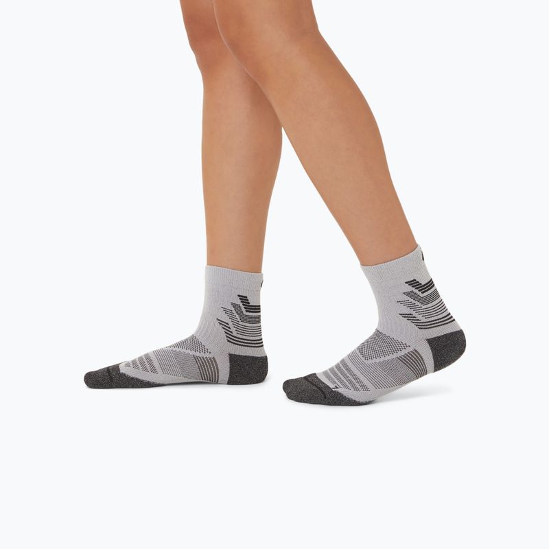 Skarpety ASICS Racing Run Quarter brilliant white/performance black 8