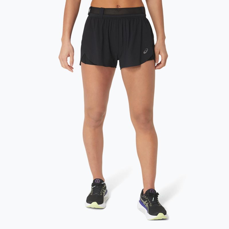 Spodenki do biegania damskie ASICS Metarun Split 2025 performance black