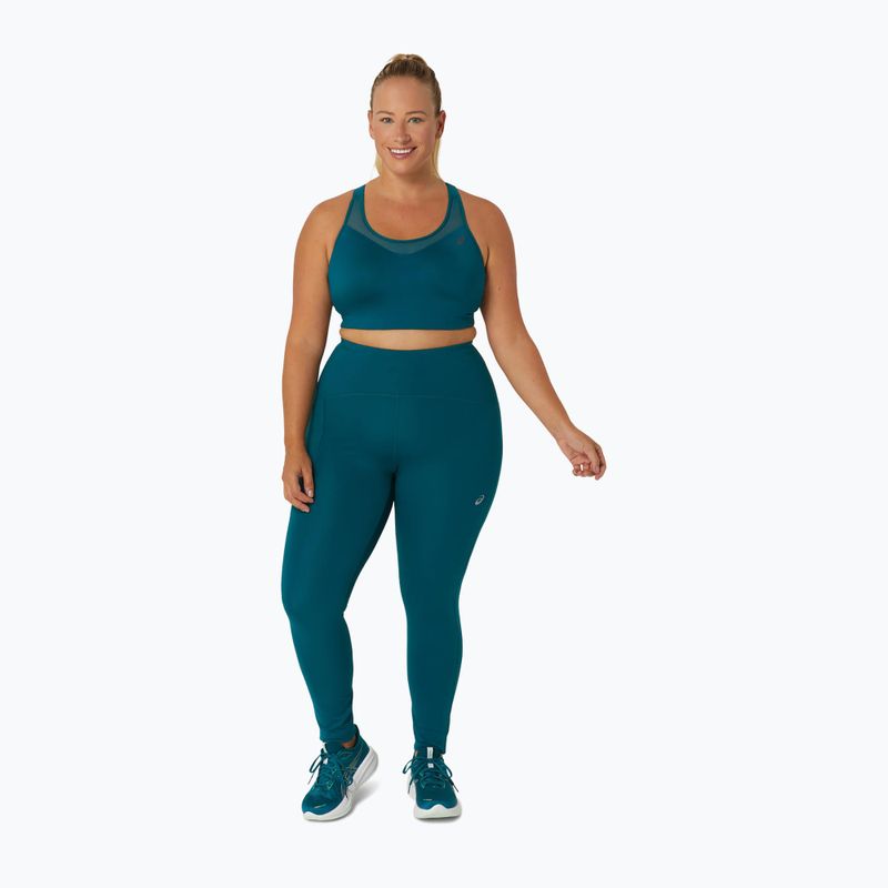 Biustonosz treningowy ASICS Accelerate rich teal 2