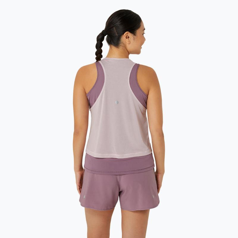 Koszulka do biegania damska ASICS Nagino Run Tank watershed rose/dusty mauve 3