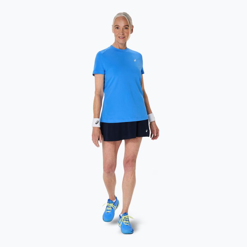 Koszulka tenisowa damska ASICS Court Top W blue coast 2