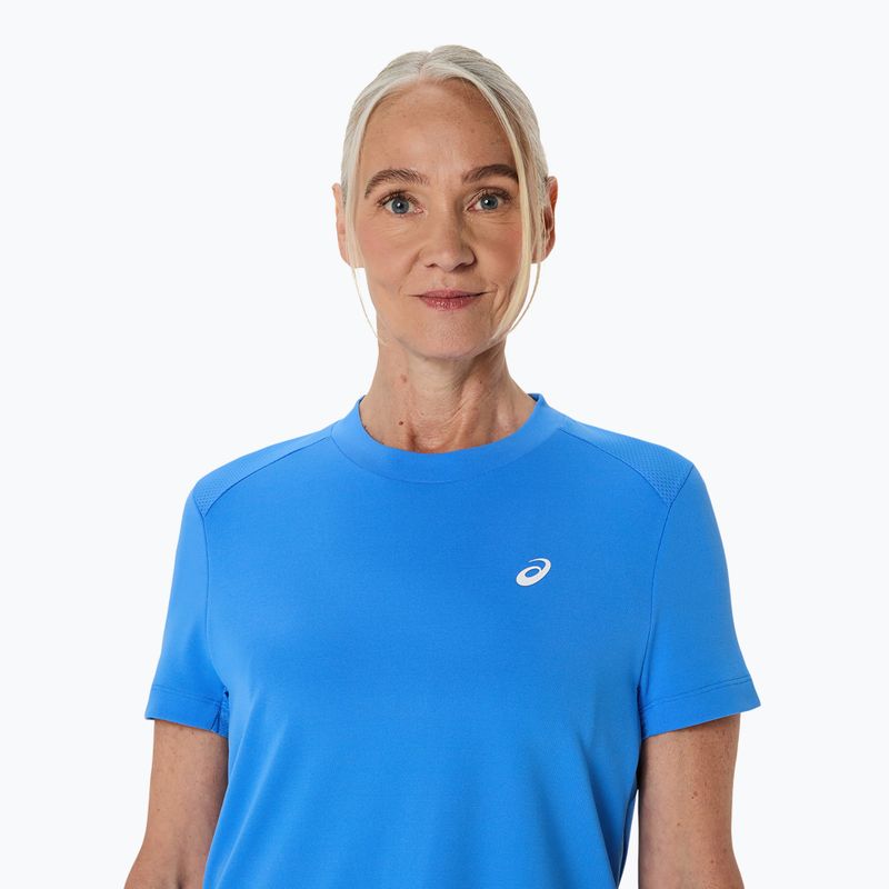 Koszulka tenisowa damska ASICS Court Top W blue coast 4