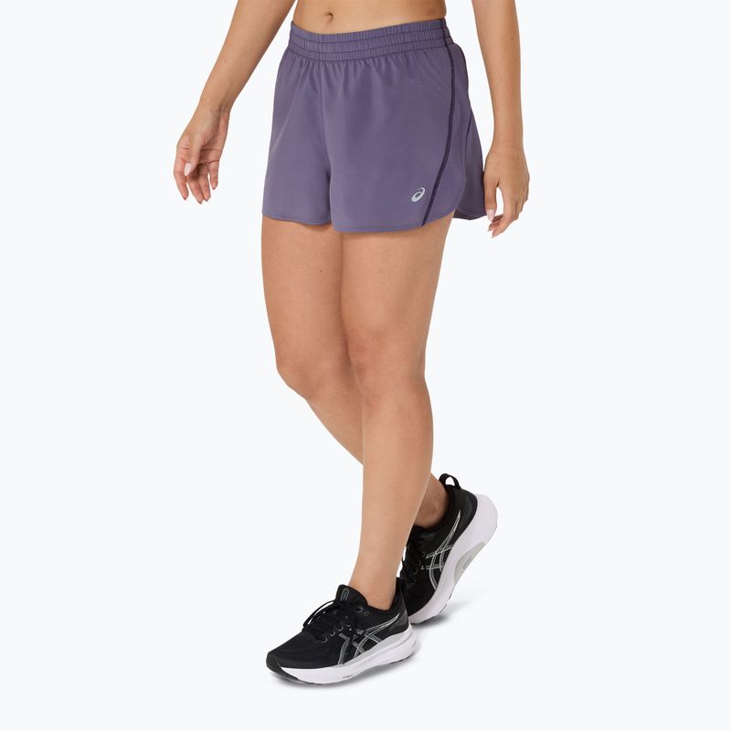 Spodenki do biegania damskie ASICS Core Split greyish purple 4