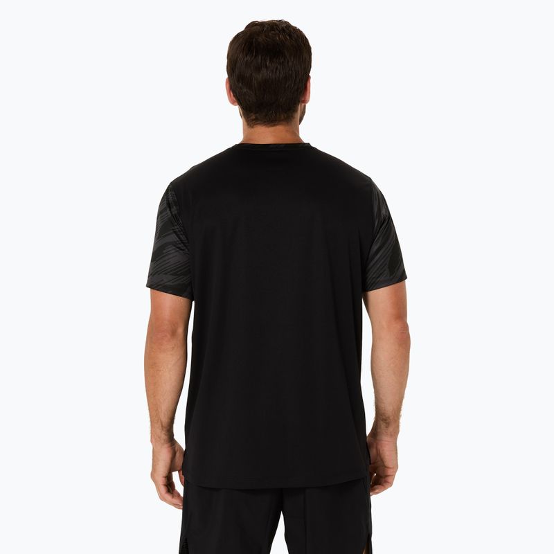 Koszulka do biegania męska ASICS Core All Over Print Top performance black 3