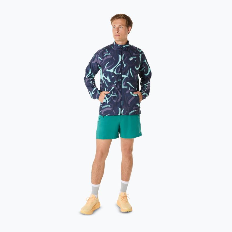 Kurtka do biegania męska ASICS Road Lite-Show Packable midnight 2