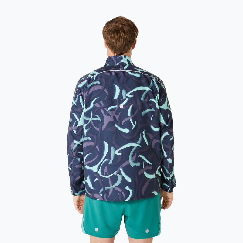 Kurtka do biegania męska ASICS Road Lite-Show Packable midnight 3