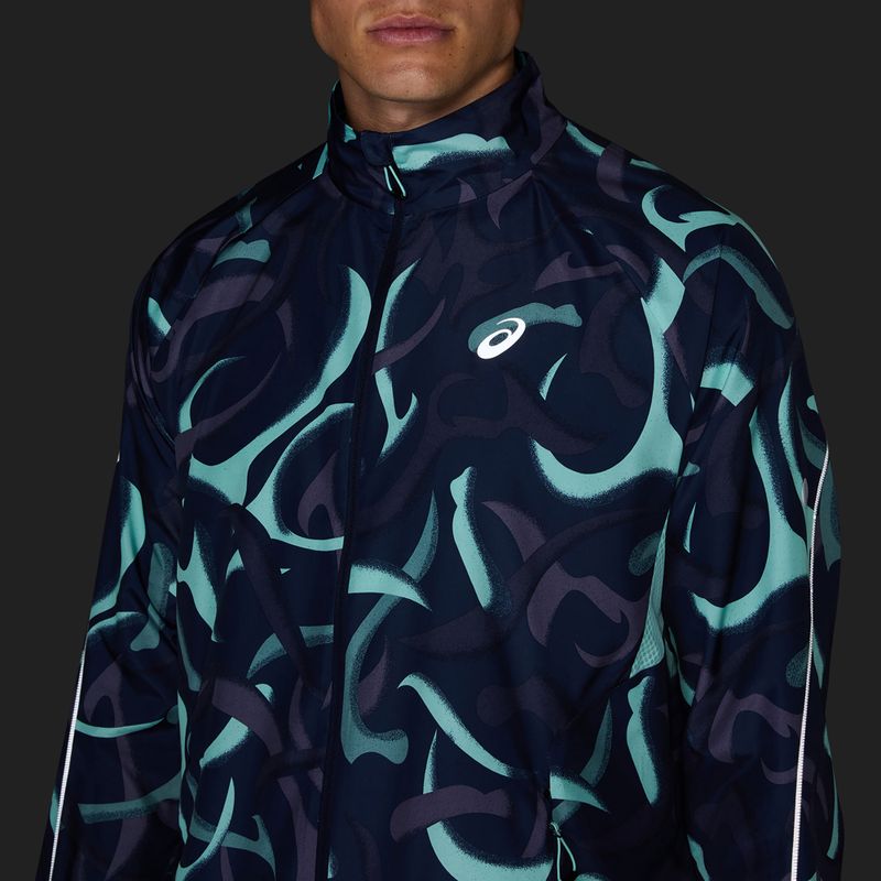 Kurtka do biegania męska ASICS Road Lite-Show Packable midnight 9
