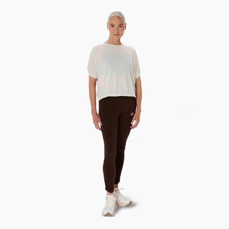 Koszulka do biegania damska ASICS Nagino Run Adjustable Top birch heather 2