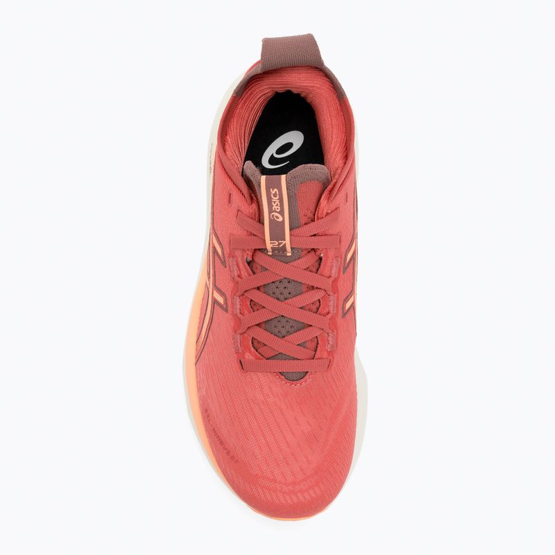 Buty do biegania damskie ASICS Gel-Nimbus 27 dark pink clay/orange glow 5